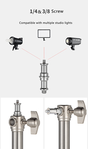 2.8m xách tay video chiếu sáng hình ảnh chân máy đứng mùa xuân đệm chân thép không gỉ nhiệm vụ nặng nề xây dựng 20kg Tải công suất - Product Image 2