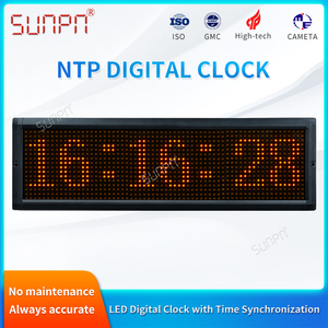 Große led-anzeige digitale uhr countdown-timer große outdoor digital uhr led zeit zone uhr