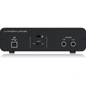 Behringer UMC22 Interfaccia Audio USB 2x2 per Audiofili con Preamplificatore Microfonico Midas Scheda Audio - Product Image 5
