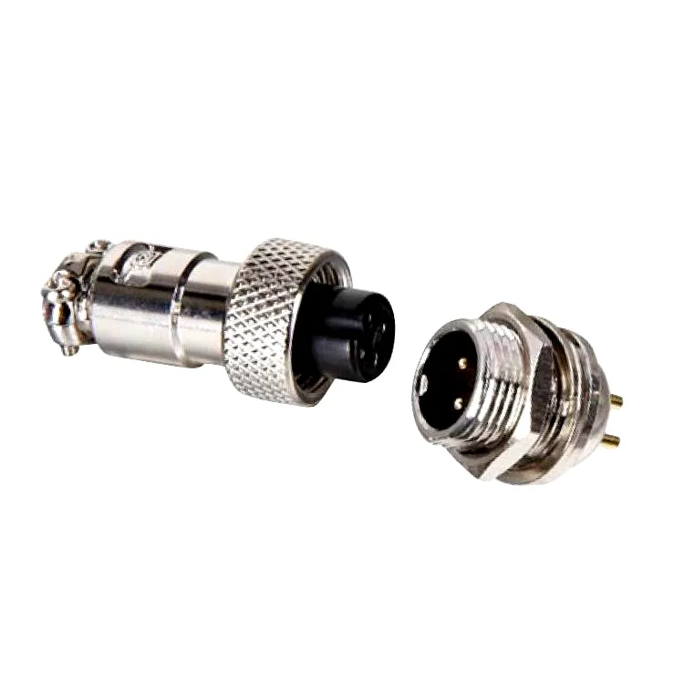 2 3 4 5 6 Pin Connector Aviation Pin Cable Plug Waterproof Socket Aviator Circular Female GX12 Series Connector Cable