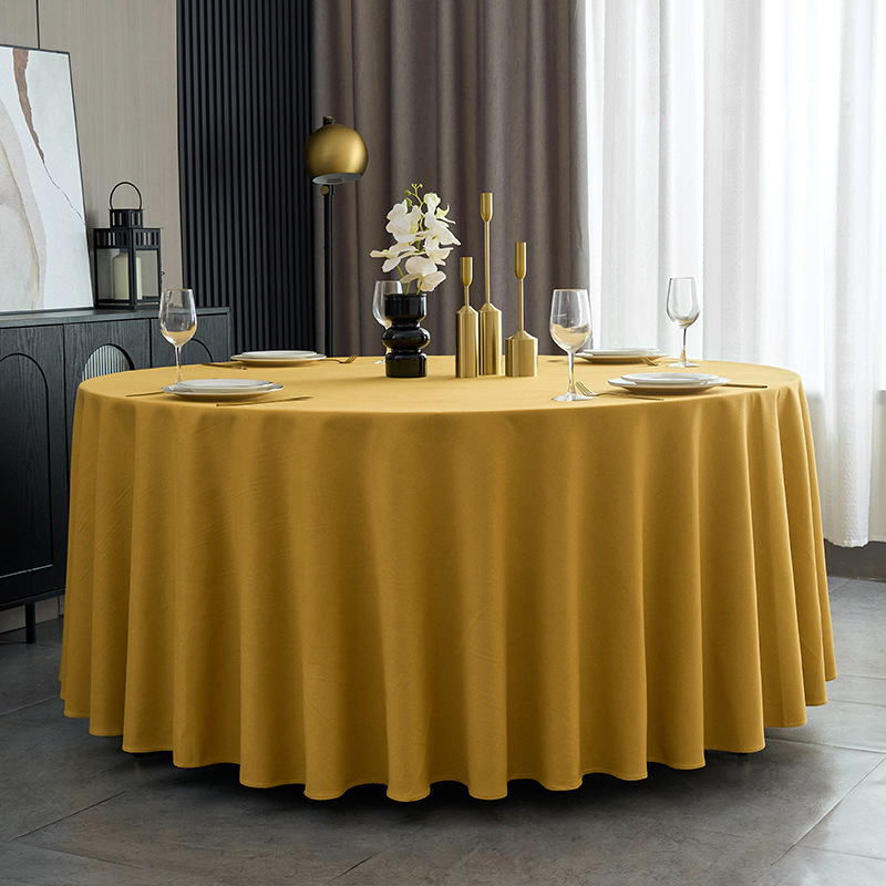 Orange yellow cotton and linen texture 14#waterproof