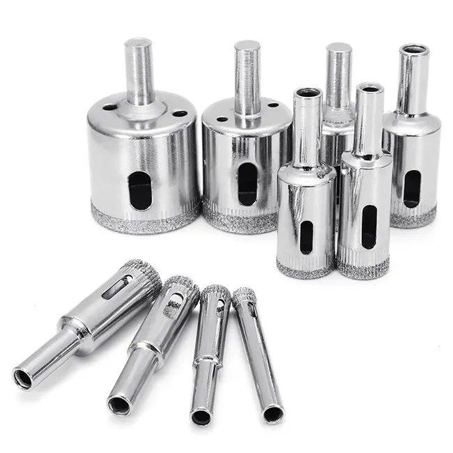 Diamant bohrer Set mit Diamant beschichtung Kohlenstoffs tahl 15PCS für Glas, Keramik, Porzellan Keramik fliesen Marmor