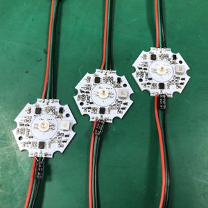 5 шт./Дюжина высокомощный светодиодный пиксельный Модуль DC12V 3W WS2811 RGB адресуемый полноцветный пиксельный модуль для прожектора