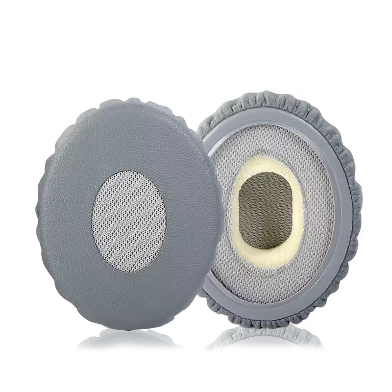 1 pièces en cuir protéiné-gris oreillette gris Scrim