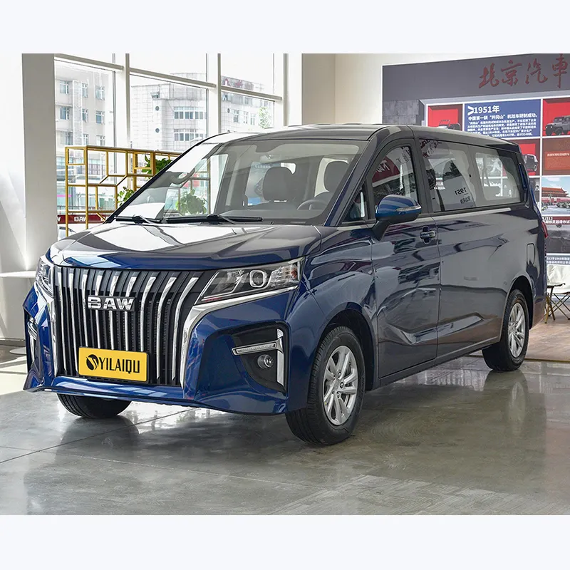 Billiger China Baw Benzin Auto Mpv Baic BAW M7 2023 1.6L Chuangfu Version Manual longxis 9 Sitze 7 Sitz Mini Van