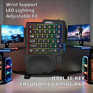 Durable 35-Keys USB Wired Single Hand Wired Gaming <strong>Keyboard</strong> High-Speed Response for Laptop Gaming <strong>Computer</strong> <strong>Use</strong> - Product Image 2