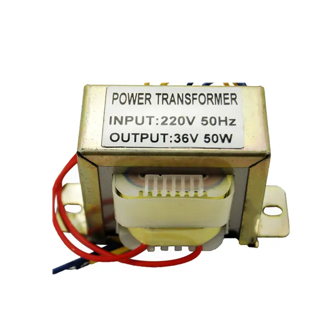 Transformateur basse fréquence 220V 36V 50W