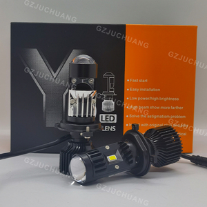 Y10 Pro H4 projektör LED Lens far tek işın alüminyum IP67 evrensel 20 takım için 6000K 56 yeni durum - Product Image 3