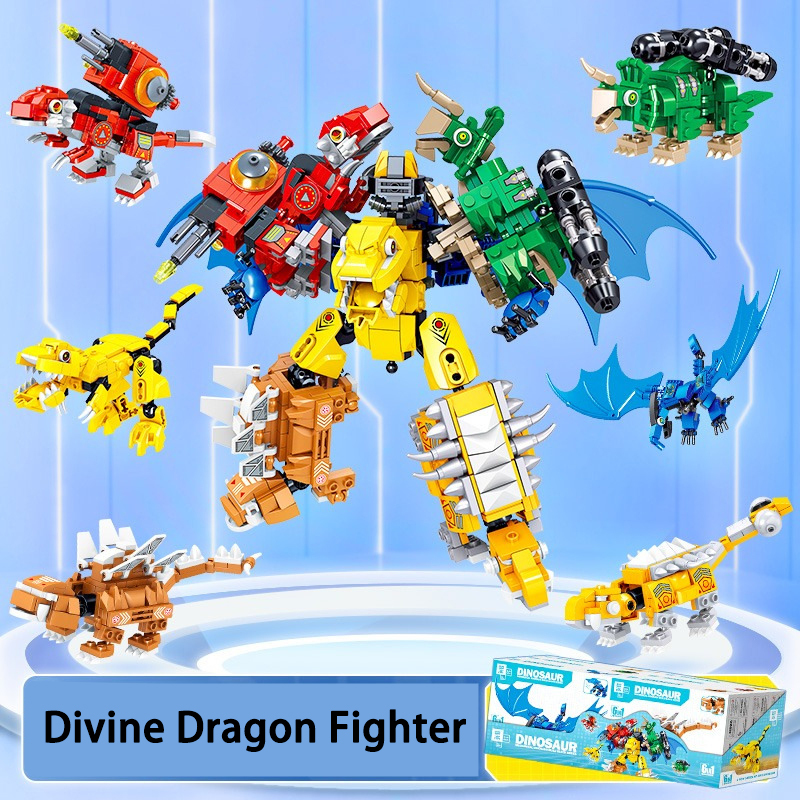6-in-1 dragon fighter king kon random 1 box