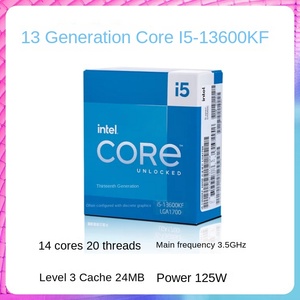 Nuevo procesador Intel i5 13600KF CPU LGA 1700 Socket 14 núcleos Gaming computadora de escritorio Cpu - Product Image 4