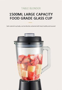 Frullatore elettrico da tavolo staccabile per uso cucina ed esterno con funzione di impulso - Product Image 2