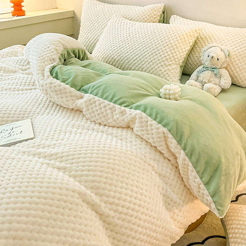 Bonnet - blanc-vert
