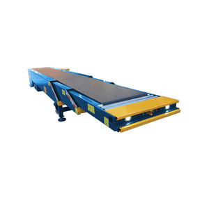 Cargo Handling 3 Sections <strong>Container</strong> <strong>Loading</strong> <strong>Unloading</strong> Extendable Platform Telescopic Belt Conveyor - Product Image 5
