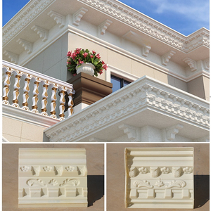 Villa için yüksek kaliteli plastik cornice kalıp için pervazlar altında beton çatı hattı şablon villa ev dekoratif - Product Image 2