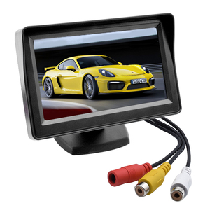 Producto popular Pantalla LCD a color TFT de 4,3 pulgadas Cámara de visión trasera de coche con monitor Monitor de pantalla LCD de coche de bebé