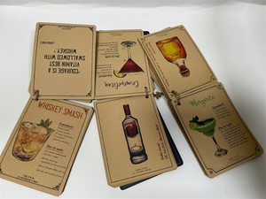 Kokteyl şarap kitapçık talimat hizmeti kullanım kılavuzu roman kitap baskı broşür kitapçık baskı - Product Image 4
