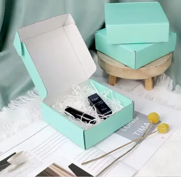 아기 의류 신발 포장 종이 온라인 배송 상자에 대한 사용자 정의 로고 전자 플루트 골판지 판지 우편물 상자