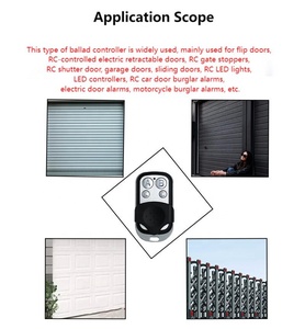 Mini 433 MHz Learning <strong>Code</strong> RF Universal Remote <strong>Control</strong> 12V Garage Doors Metal Roller Shutters Retractable <strong>Systems</strong> Remote - Product Image 5