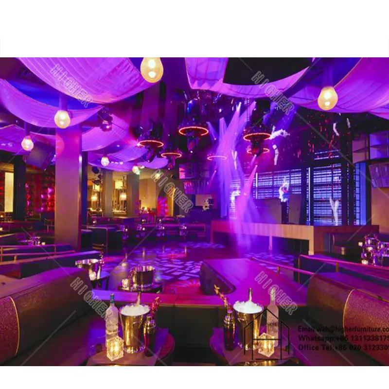 Mobiliário De Luxo Personalizado Mobiliário De Lounge Bar Night Club Nightclub Sofá Mobiliário