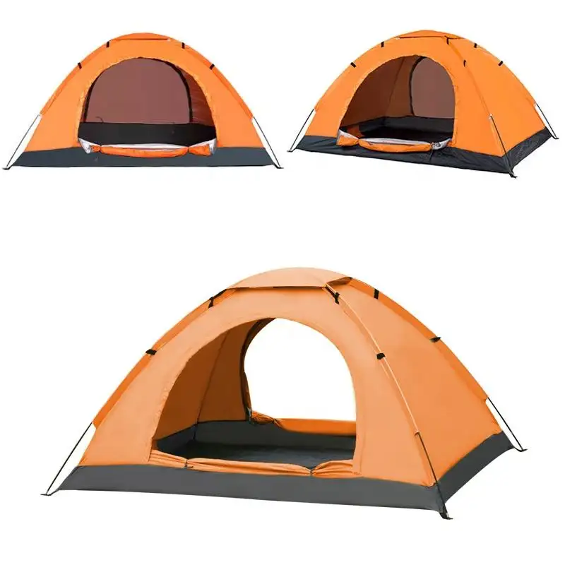 맞춤형 야외 방풍 가족 캠핑 텐트 경량 백패킹 텐트 방수 쉬운 설치 텐트