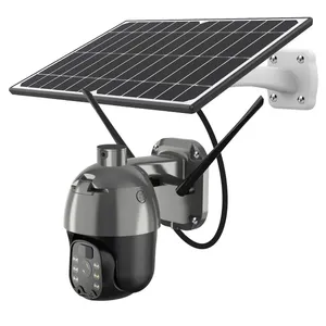 WiFi 4G Solar-Charged <strong>Home</strong> and Outdoor Security Video Camera with Night Vision <strong>System</strong> <strong>for</strong> Network Security Monitoring - Product Image 1