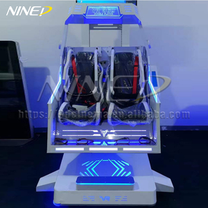 NINED极限体验720度逼真虚拟现实椅子2座9D虚拟现实360模拟器游戏机