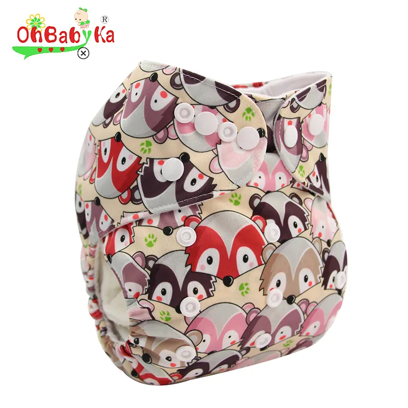 Ohbabyka Bán Sỉ Tã Em Bé Giặt Được Tã Em Bé Buồn Ngủ Bằng Cotton Điều Chỉnh Được Sinh Thái Sản Xuất Tại Trung Quốc