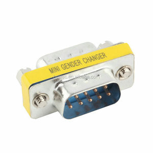D-SUB อะแดปเตอร์เปลี่ยนเพศขนาดเล็ก9ขาตัวผู้ไปเป็น9ขา DB9 RS-232 9ขา - Product Image 1