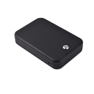 Keyed <strong>Lock</strong> <strong>Box</strong> Portable Steel Safe Case Lockbox for Safe Storage - Product Image 1