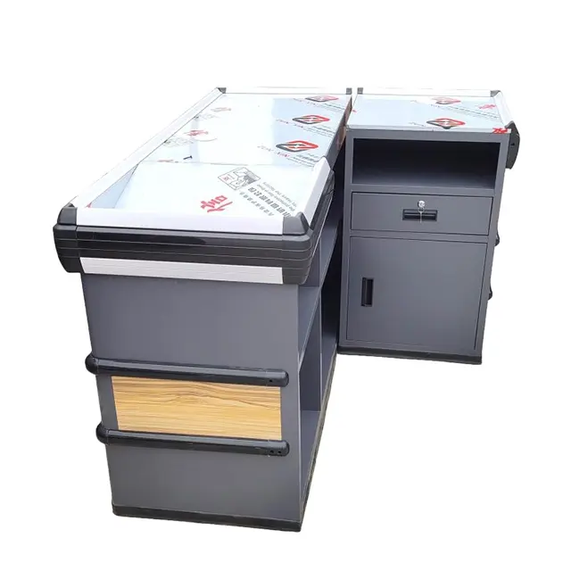 Supermarket retail counter display mobile phone store cash counter fashion cashier counter table