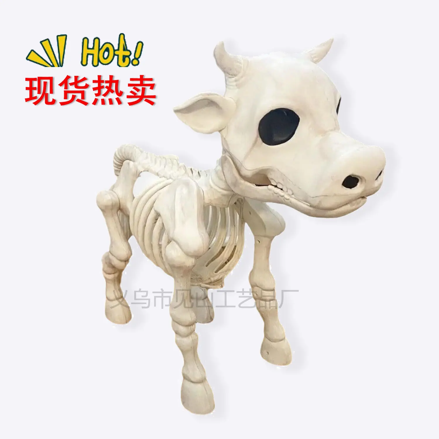 Cross Border Nổ Halloween Skeleton Bò Skeleton Trang Trí Trang Trí Điêu Khắc Trang Trí Nhà Vườn Máy Tính Để Bàn Trang Trí Thủ Công Mỹ Nghệ