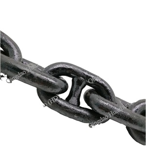 Siyah boyalı sınıf U1 U2 U3 deniz damızlık çapa zinciri yüksek kaliteli deniz zinciri .. - Product Image 1