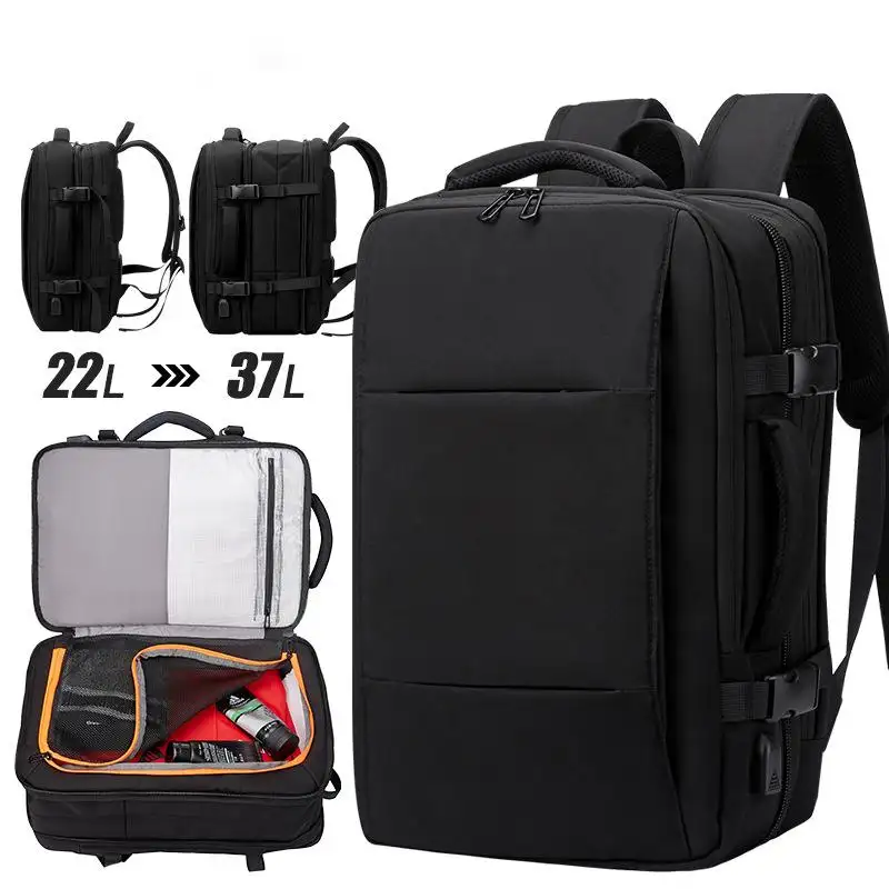 Fabrik heiß verkaufen Tasche 15,6 Zoll USB wasserdicht Notebook Großhandel Herren Polyester Laptop tasche Reise benutzer definierte Schule Laptop Rucksack