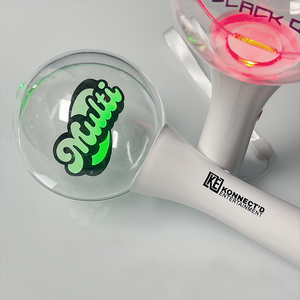 Resmi k-pop kablosuz LED ışık parlak çubuk kolye özel Logo marka hayranların konserler spor partiler etkinlikler için yanıp sönen değnek tezahürat - Product Image 3