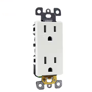 15a elektrik soketi ve anahtarı amerikan standart çıkış duvara monte soket çift priz priz sabotaj dayanıklı 125V - Product Image 1