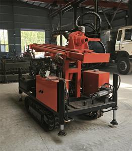45Kw động cơ diesel xách tay hoạt động trên bán Crawler nước giếng khoan 200m sâu mỏ khoan lỗ khoan máy - Product Image 3