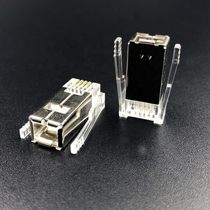 RJ9 SDL Modular Plug <strong>Male</strong> <strong>Long</strong> Body RJ22 4P4C <strong>Connector</strong> With Shielded W=12.2mm - Product Image 4