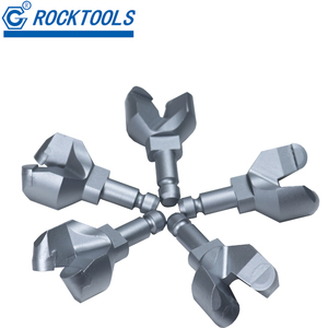 Broca PDC 102mm API 2 3/8 Reg Diamond Composite Three Wing Arc Angle Drill Bit Perforación sin núcleo
