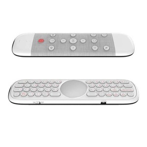 Q40 Infrarot lernen doppelseitige drahtlose somatos ensor ische Tastatur maus mit Touch-Hintergrund beleuchtung Voice Flying Mouse Fernbedienung