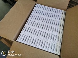 アンチ万引き58khzバーコードEASステッカーEAS AM DRラベル58kHzセキュリティタグバーコードステッカー化粧品店 - Product Image 5