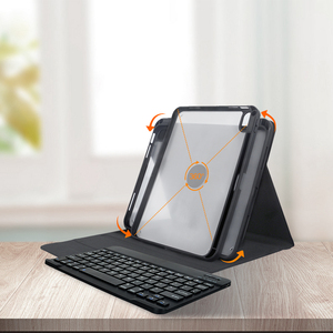 360 graus girando caso teclado para iPad 10th gen 10,9 polegadas tablet caso fabricação fábrica