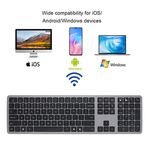 Custom Teclado Clavier Azerty Spanish <strong>Keyboard</strong> White <strong>bluetooth</strong> Toetsenbord <strong>Computer</strong> Key Board Wireless <strong>Keyboard</strong> - Product Image 3