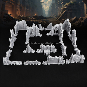 Imparatorluk arazi kalıntıları Set 3D baskılı modüler Wargaming sahne masa oyunları için özelleştirilebilir savaş alanı ve RPG ortamı - Product Image 2