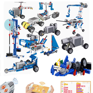 437pcs 9686 STEM <strong>Technical</strong> Parts Technology App <strong>Program</strong> RC Educational Student Building Blocks Compatible Legoeds Wedo Brick Toy - Product Image 4