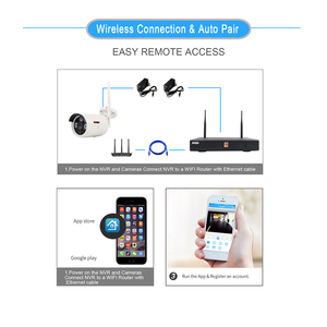 Anspo 3MP 8CH CCTV摄像机系统防水wifi nvr套件无线ip摄像机防水p2p即插即用1080p安全摄像机 - Product Image 4