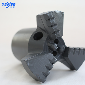 Broca PDC 102mm API 2 3/8 Reg Diamond Composite Three Wing Arc Angle Drill Bit Perforación sin núcleo