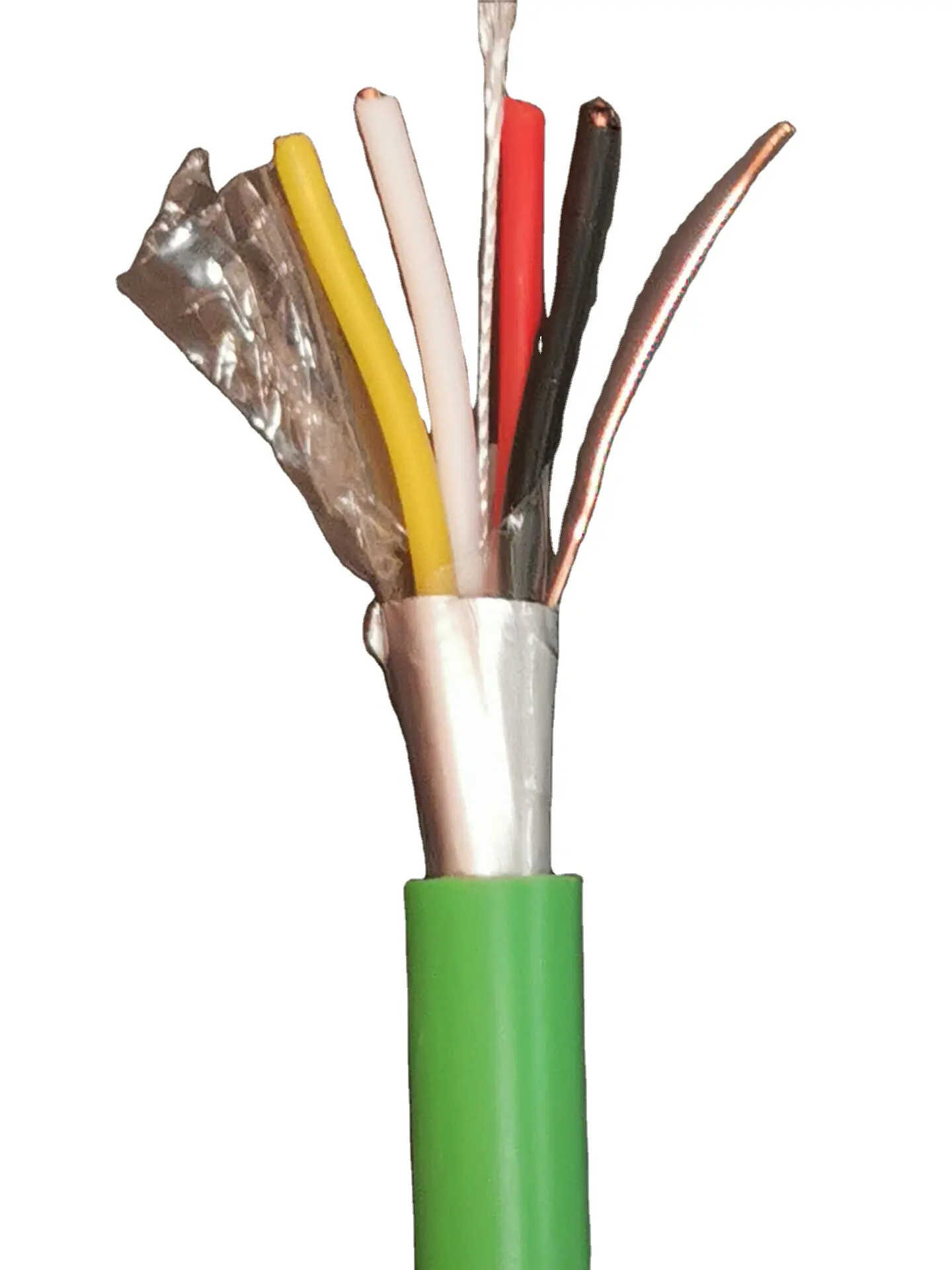 CABLE de cobre sólido blindado para lámpara de casa inteligente, Cable de control inteligente para BUS, EIB, KNX, 2x2x0,8mm