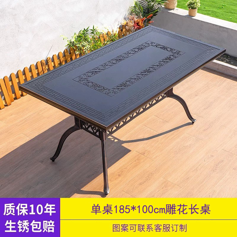 Sola mesa: 185*100cm todo xiangyun mesa larga de aluminio