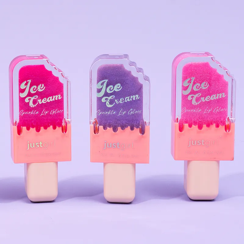 Transparente Cute Fruit Lip Gloss Jelly Líquido Batons Hidratante Lip Oil Maquiagem