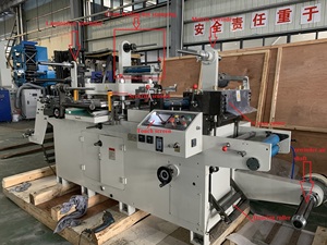 GPD-320L cuộn để cuộn để tấm Die-Cutter Nhãn trống tự dính nhãn phẳng chết máy cắt - Product Image 3